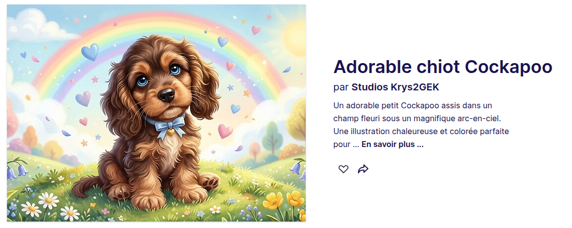 Adorable chiot Cockapoo